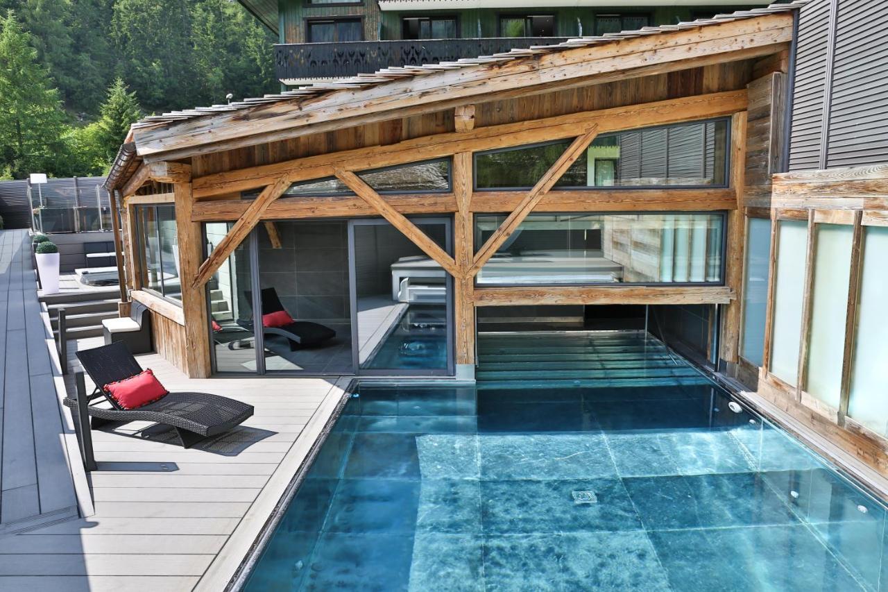 Hotel Le Montana & Spa Chamonix Mont Blanc Exterior foto